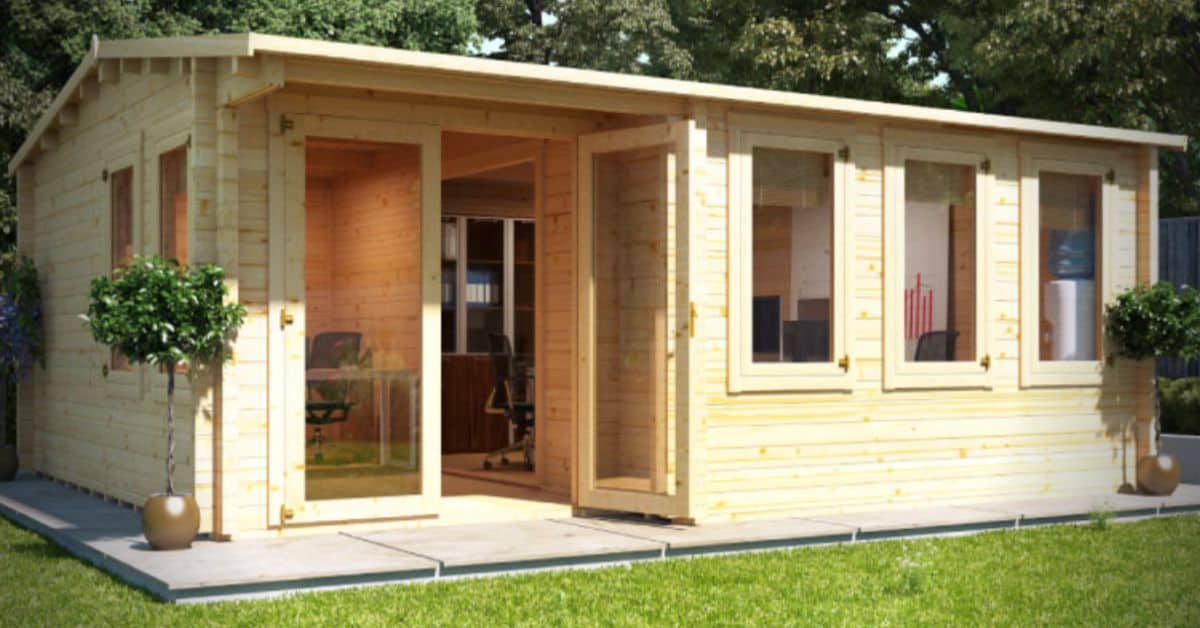 How To Turn A Log Cabin Into A Garden Office