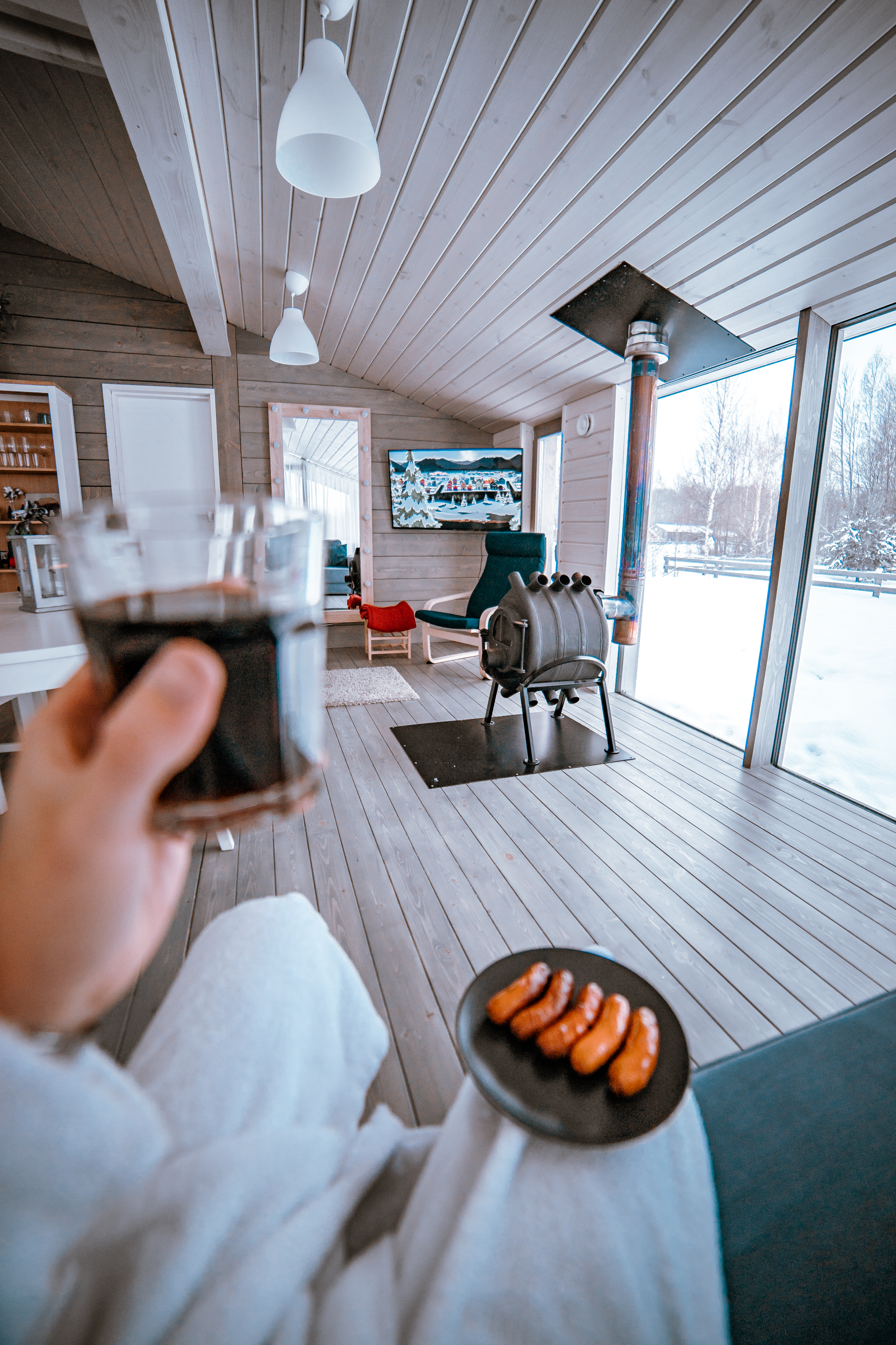 Log cabin retreat