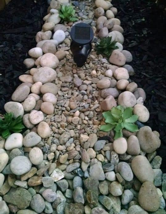 Tiny rock garden