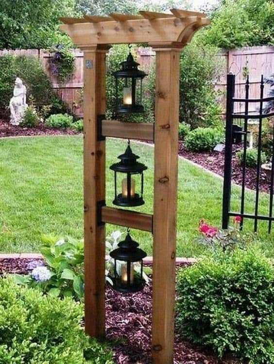 Japanese lanterns for zen gardens