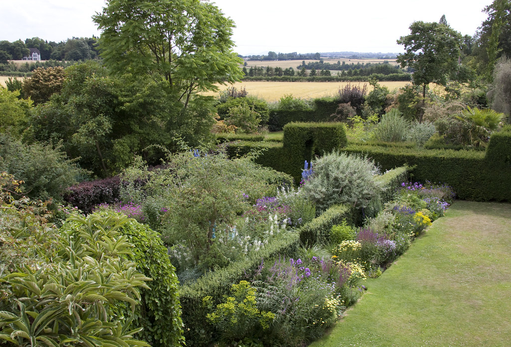 Stone house cottage garden