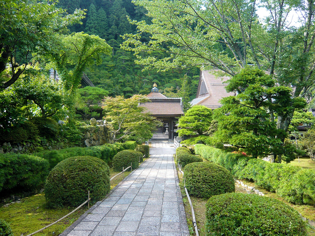 Courtyard in Koyasan