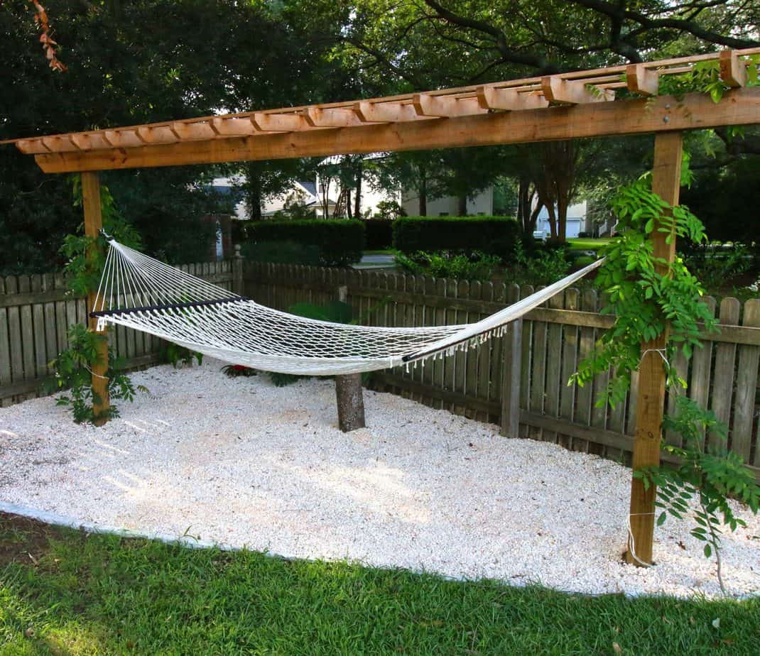 Yard hammock beach style