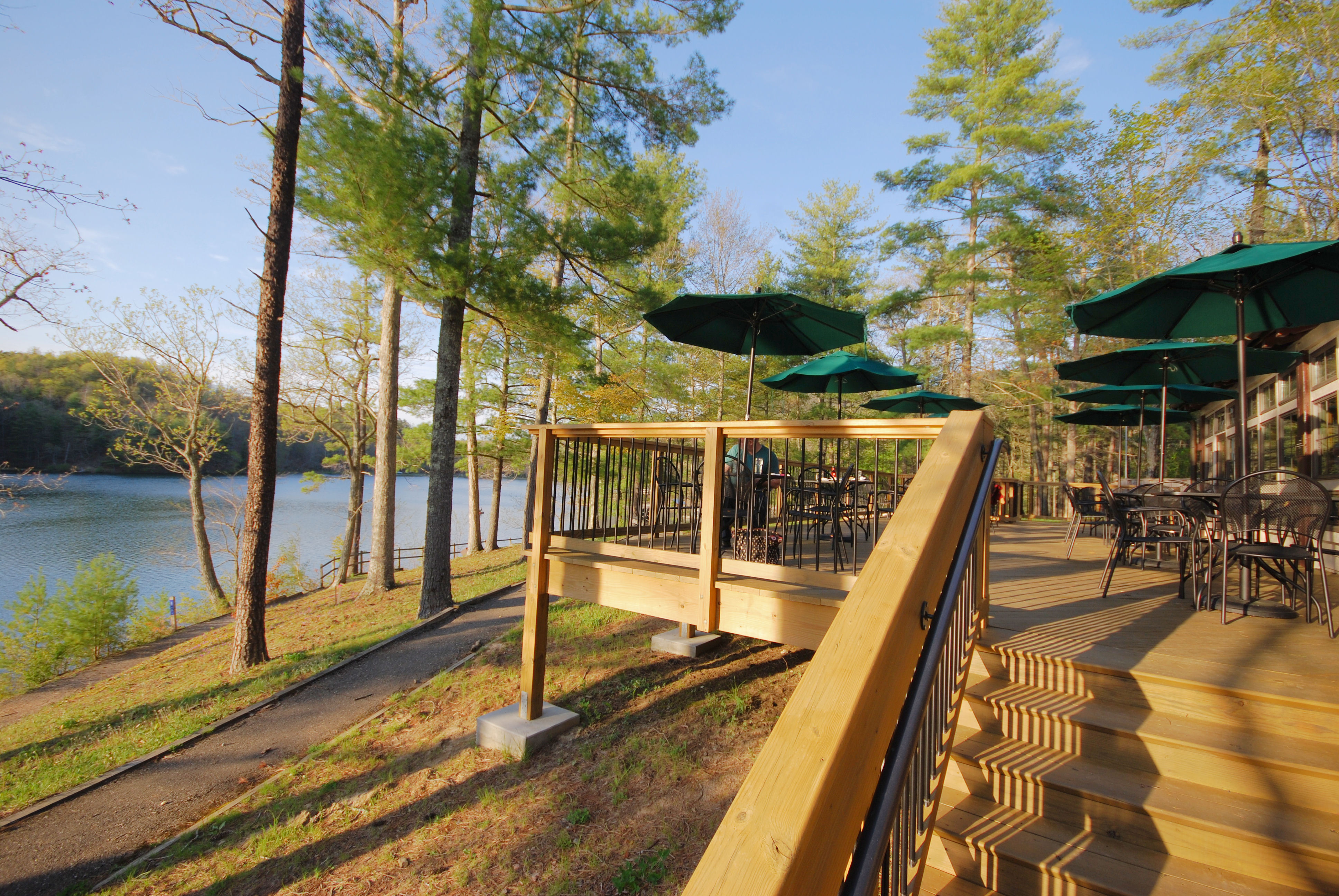Decking with steps